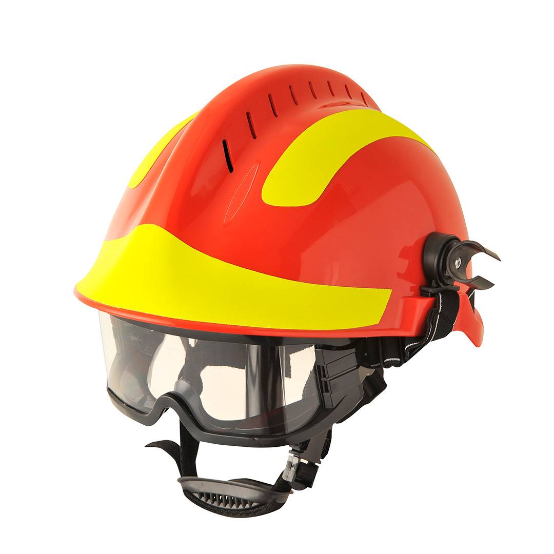 Casco Forestale Integral Forest - Arancione/Grigio, Con Visiera In Metallo, Taglia Unica - Foto 6